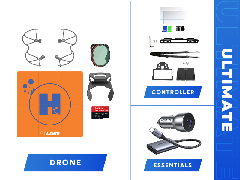 DJI Mavic 3 Pro Ultimate Combo w. DJI RC Pro